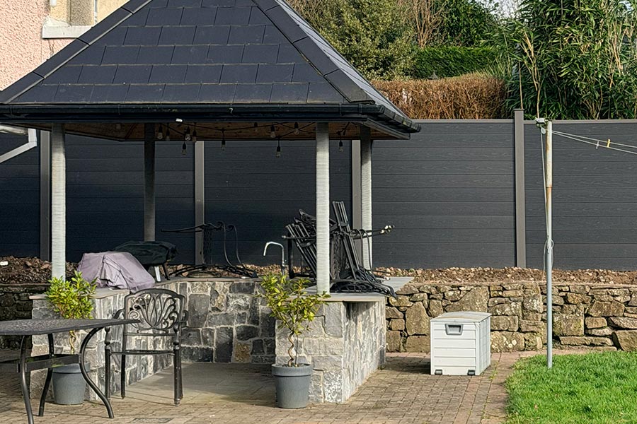 Black Composite Fencing Gracedieu Waterford Img01